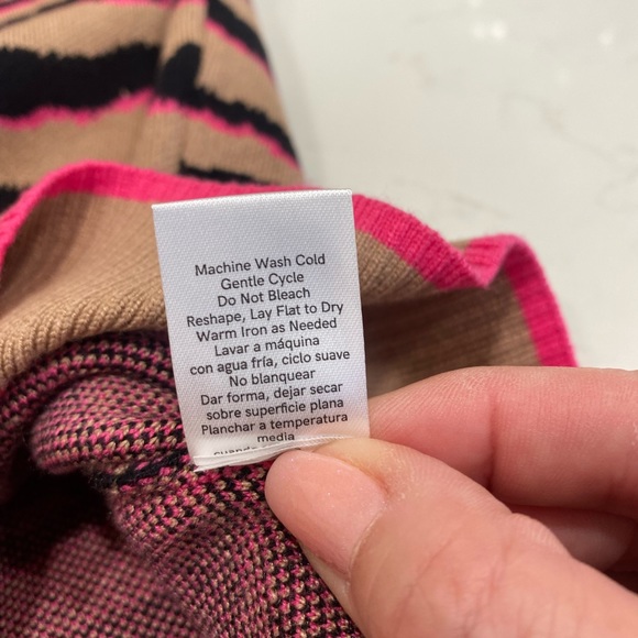 Venus Tiger Print Duster Set Pink Tan - Picture 6 of 10